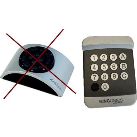 Clavier à code Novo Digy King Gates - 4 canaux - 433,92 MHz - Garantie 2 ans - IP 54
