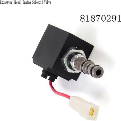 81870291 Électrovanne de moteur diesel pour pelle hydraulique Ford Holland TS110 TS115 TS120A TS6000 TS6020 (pièce détachée Sapre) (1/5)