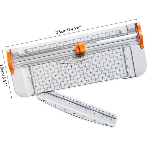 Coupe-papier, massicot, outil de scrapbooking et de décoration pour papier A4, autocollants photo et carton. (1/5)