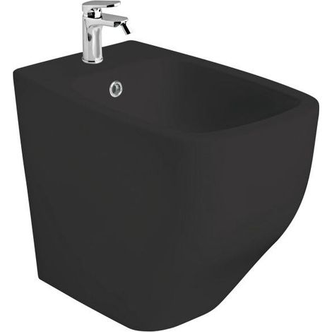 Bodenstehendes Bidet, In Mattschwarzer Farbe  Mozart