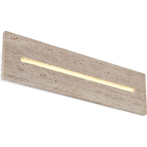 LED Wandleuchte Wandlampe Wohnzimmerlampe Stufenschalter Weiß Metall B 40 cm (1/5)