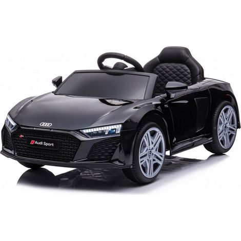 Macchina Elettrica per Bambini 12V Licenza Ufficiale New Audi R8 Spyder con Telecomando e Sedile in pelle Nero (1/5)