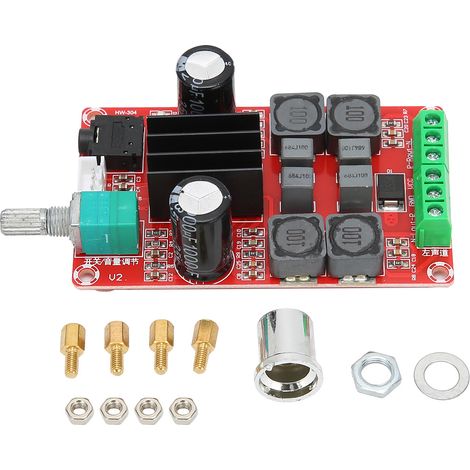 Amplificateur Numérique XHM189 2x50W TPA3116D2, Carte Ampli Stéréo 2 Canaux 24V (1/5)