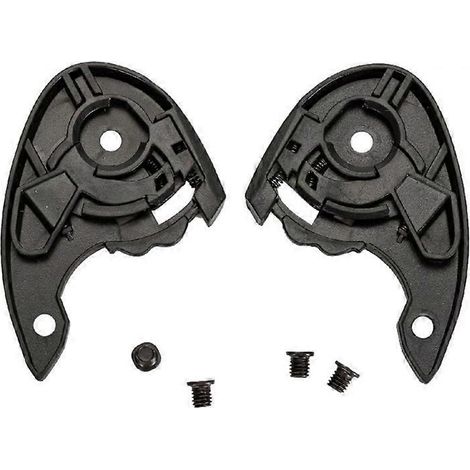 paire de visières de casque de moto avec clip de fixation et plaque de base pour SHAFT 551 T3EF (1/5)