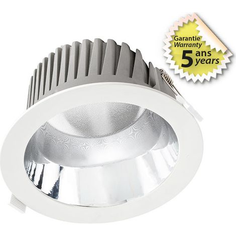 CAPELLA DOWNLIGHT DIAM 134MM 15W 4000K IP43/IP20 IK07 DALI 5ANS MIIDEX LIGHTING 400018 (1/2)