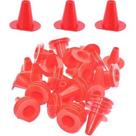 Lot de 50 évasions Cone Bee Équipement pratique de fuite de ruche Quantité suffisante de périphérique d'évasion Bee Nest Door Access In Out Control Tool (1/5)