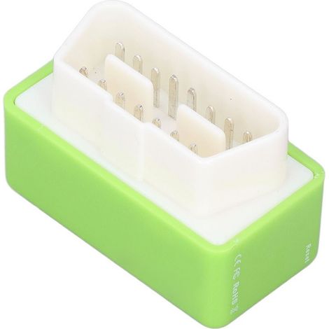 Chip de optimización de rendimiento OBD2 ECO para ahorro de combustible del 15%, color verde ABS, para vehículos a partir de 1996. (1/5)