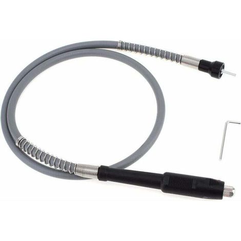 Perceuse à arbre flexible Arbre flexible universel, longueur de l'adaptateur d'arbre pour outil multifonction rotatif, extension d'arbre de forage flexible avec mandrin sans clé (1/4)