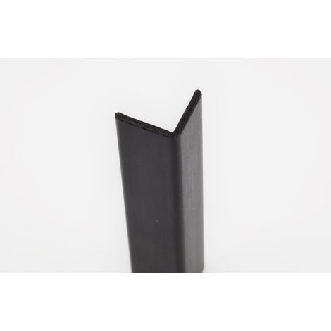 Angolare pvc rigido espanso nero 25x25 mm barre 2,7 ml
