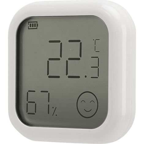Temperatur- und Feuchtigkeitssensor, Feuchtigkeitsmessgerät, digitales Thermometer mit Fernbedienung, 2,5 V – 3 V Gleichstromnetzteil (1/5)