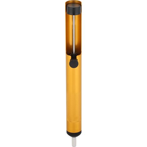 Pompe à dessouder manuelle en 3 pièces, pistolet à aspiration d'étain, outil manuel pour retirer la soudure (aluminium doré) (1/5)