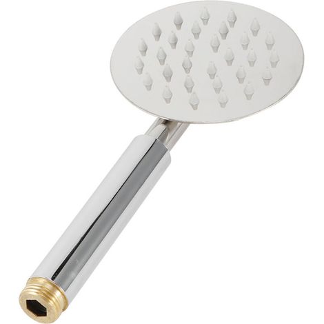 Pommeau de douche rond pulvérisateur haute pression G1/2 pouces pomme de douche à main pour salle de bain à domicile (1/5)
