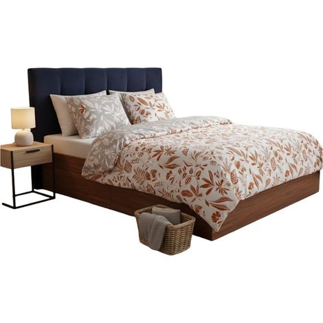 Parure de lit 240 x 260 cm Caylie botanica
