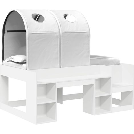 Maison Exclusive - Bett mit Tunnel 4 pcs Weiß Holzwerkstoff