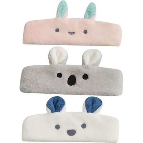 3 Pièces Bandeau En Molleton De Corail Bandeau Portable Visage Bandeau Visage Propre Bandeau Spa Fournir Maquillage Bandeau (1/4)
