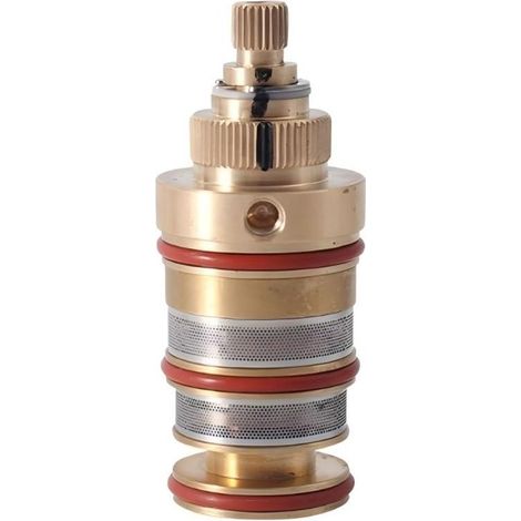 Cartouche thermostatique de douche en laiton, cartouche thermostatique de rechange en laiton pour mitigeur de douche, kit de réparation