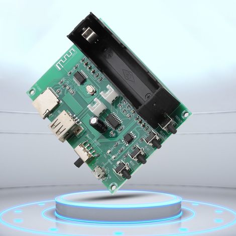 Amplificateur Stéréo Numérique Bluetooth 5.0 Double Canal HW-433 Carte Ampli Audio Puissance (1/4)
