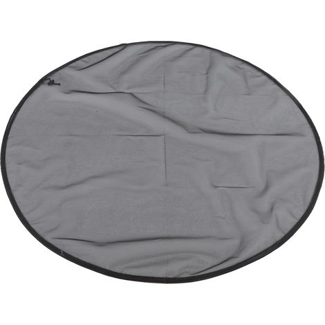 Couvercle en filet pour seau, maille ultra-fine, cordon de serrage, installation facile, protection pour récupérateur d'eau de pluie de moins de 80 cm de diamètre (1/5)