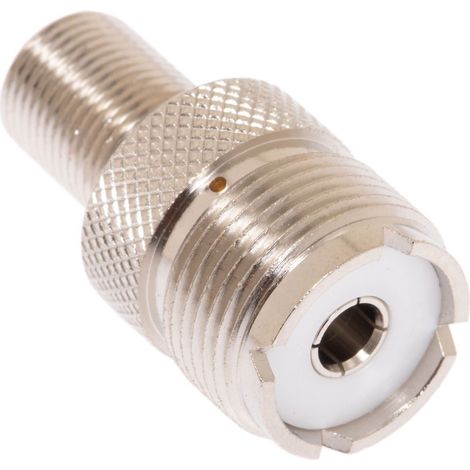 Adaptador de toma UHF/toma F (1/4)