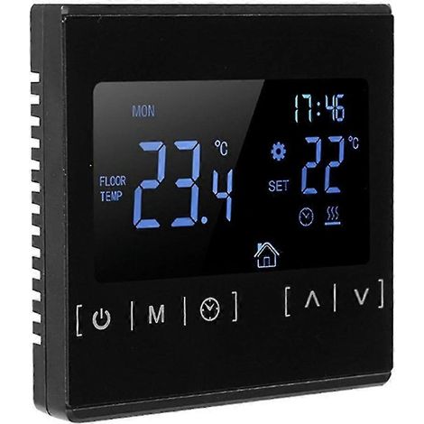 LCD-Touchscreen Tat programmierbares elektrisches Bodensystem Thergulator AC 85-250 V (bl (1/5)