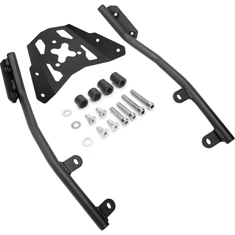 Porte-bagages arrière moto pour Kawasaki Z650 2017-2019, support de chargement en métal noir (1/5)