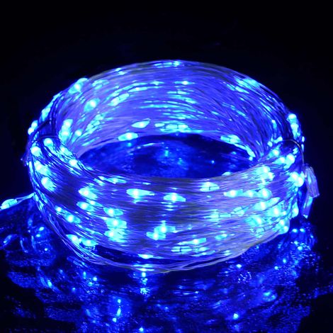 vidaXL Tira de luces con 300 LED PVC azul 30 m (1/2)