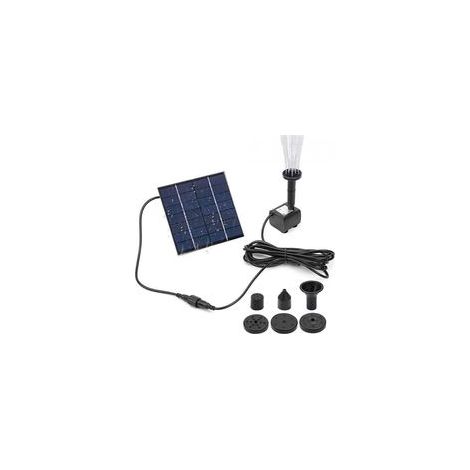 Mini pompe de fontaine solaire Kit de panneau d'alimentation de pompe à eau solaire Pompe à eau à panneau solaire pour piscine de jardin