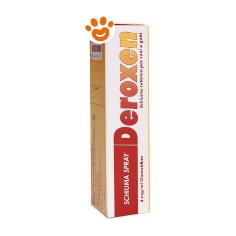 Teknofarma Dog&Cat Deroxen Schiuma Spray - Confezione 200 ml -