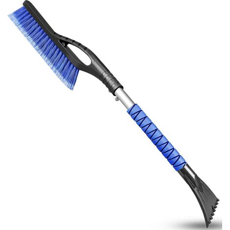Schneebürste und Eiskratzer 69cm mit abnehmbarem Griff und Schaumstoffgriff (1/5)