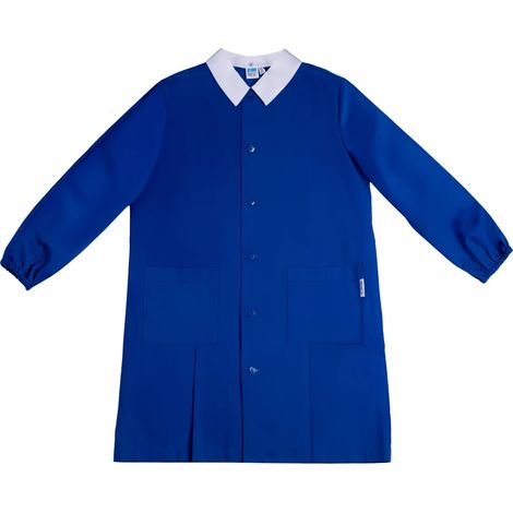 Grembiule Scuola Bimbo con Bottoni Centrali - Neutro Blue Royal 10A
