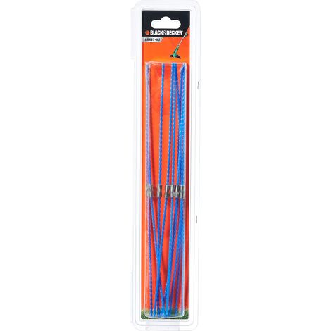 Lignes de Rechange pour Coupe-Bordures, Lignes de Taille-Bordures Pour Usage Intensif, 10 x 3 mm de Lignes, A6487-XJ (1/5)