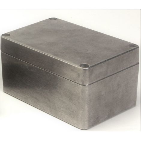 Boîtier RS PRO en Aluminium, 200 x 140 x 90mm, Argent IP66, IP67, IP68 ( Prix pour 1 )