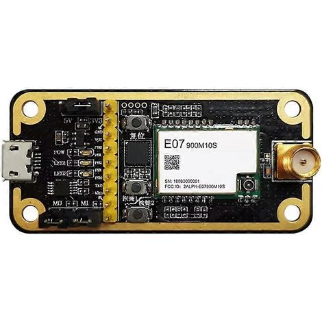 JIAJIEFANG Module RF sans fil CC1101 868 MHz 915 MHz longue portée E07-900MBL-01 Module sans fil SPI pour le contrôle de réseau IoT (1/5)