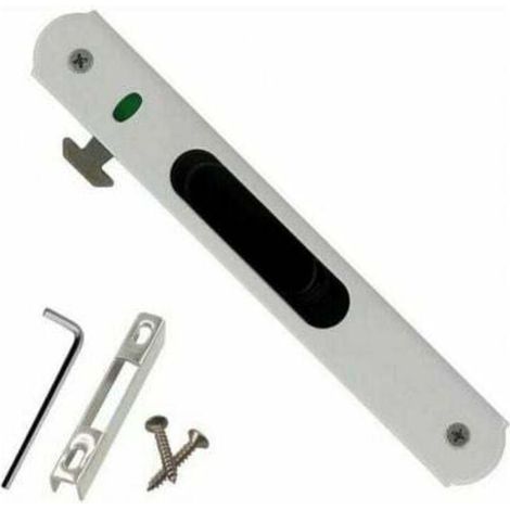 Chiusura a scrocco e catenaccio, serratura per porta scorrevole - Accessori di chiusura per porte e finestre scorrevoli in acciaio inossidabile per uso domestico