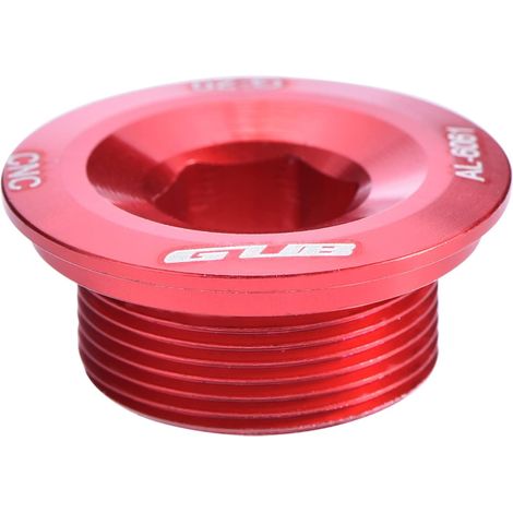 Boulon de manivelle, vis de pédalier Durable en Alliage d'aluminium vélo pédalier manivelle Boulon de Fixation vis(Rouge) (1/5)