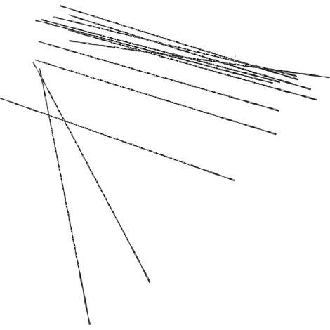 12 lames de scie à chantourner à dents hélicoïdales pour la découpe, le sciage et la sculpture du bois, du métal et du plastique (6) (1/5)