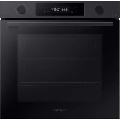 Forno multifunzione da incasso 76L 60cm con pulizia pirolitica, nero e acciaio inox - NV7B41307AB - Samsung