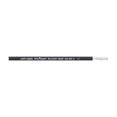 Lapp ÖLFLEX HEAT 180 SIF A cable negro 0,25 mm² 100 m