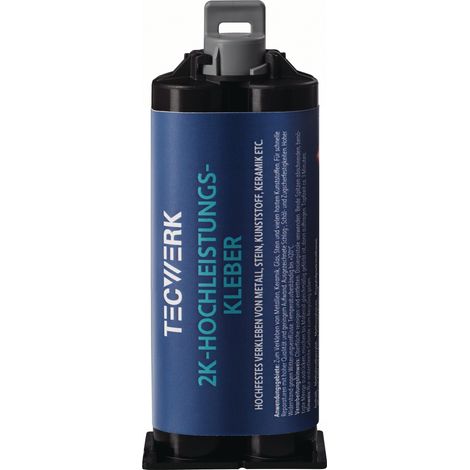 Adhesivo  de alto  rendimiento  2K  50g  lechoso  doble  cartucho  TECWERK (1/2)