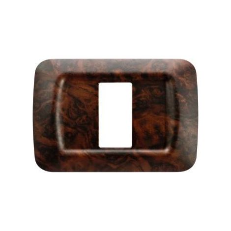 PLAQUE 1 POS.RONCE DE NOYER TOP SYSTEM GEWISS GW22671