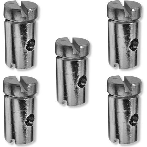Cyclingcolors – Serre-câble 5x 6mm x 9mm – Fixation universelle pour câbles de frein vélo – Perçage 2.6mm – Usage professionnel
