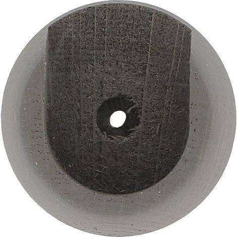 Naissances Barre Rideau Bois Ø28 Gris - INVENTIV (Lot de 2)