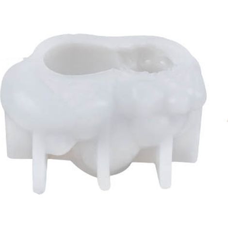 Moule à glaçons Dragon rugissant 3D en silicone, créatif et réutilisable pour cocktails, café et décoration de bar ou fête à domicile (1/5)