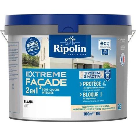 RIPOLIN PROTEZIONE ESTREMA FACCIATA BIANCO Mat 10 L