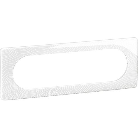 Plaque de finition Céliane 6 à 8 modules Blanc Relief LEGRAND CP0611 (1/2)