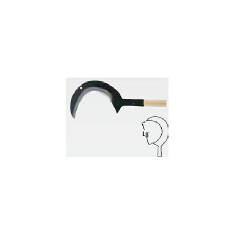 Croissant 1 taillant - 24 cm manche bois certifié PEFC 100% 130 cm