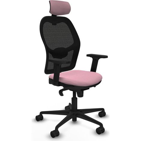 Piqueras y Crespo Jorquera Chaise de bureau rose confortable (1/3)