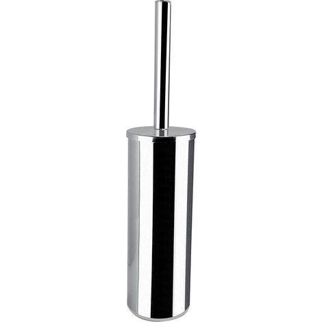 Scopino con ciuffo in setole d'appoggio in acciaio inox AISI 304 e Cromall FJ33 Gedy serie FUJI Cromato (1/3)