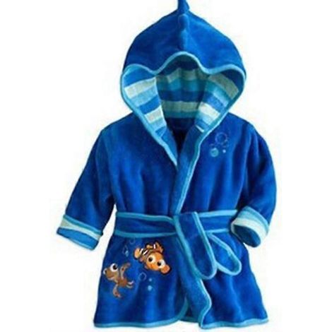 Peignoir en polaire pour enfants (garçons et filles), pyjama (1/2)