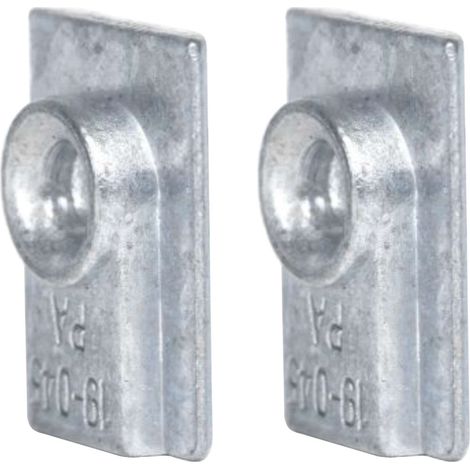 2x Passe fil tête débroussailleuse Générique Jardin Parc Entretien Œillet Réparation, aluminium tête universelle (1/2)